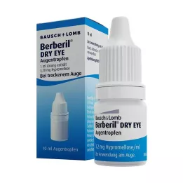 BERBERIL Ögondroppar med torra ögon, 10 ml
