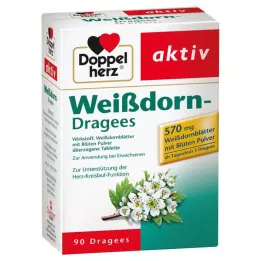 DOPPELHERZ Hagtornsdragéer, 90 st