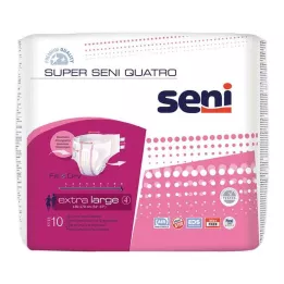 SUPER SENI Quatro inkontinensbyxor storlek 4 XL, 10 st