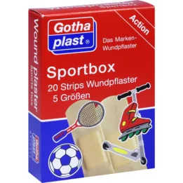 Gothaplast Sportbox-remsor i 5 storlekar, 20 st