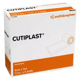 CUTIPLAST 4 cmx5 m sårförband i dispenser, 1 st
