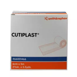 CUTIPLAST 6 cmx5 m sårassociation i givaren, 1 s