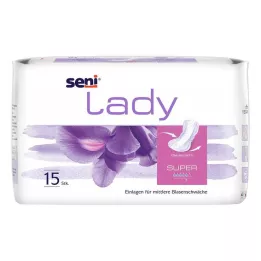 SENI Lady Incontinence Pad super, 15 st