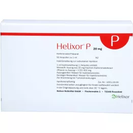 HELIXOR P-ampuller 20 mg, 50 st