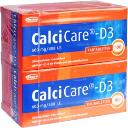 CALCICARE D3 -tuggtabletter, 200 st