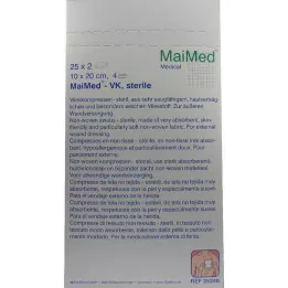 VLIESKOMPRESSEN 10x20 cm steril, 25X2 st
