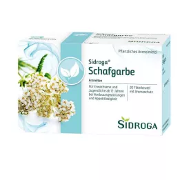 SIDROGA Yarrow tefilterpåsar, 20X1,5 g
