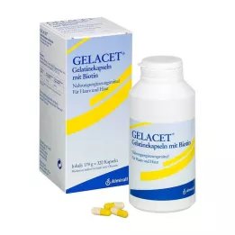 GELACET Gelatinkapslar med biotin, 320 st