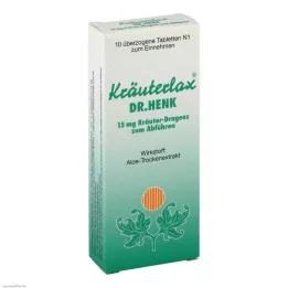 KRÄUTERLAX Dr.Henk 15 mg örttabletter för laxermedel, 10 st