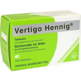 VERTIGO HENNIG tabletter, 100 st