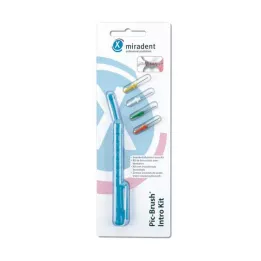 MIRADENT Interd.Pic-Brush Intro Kit 1H+4B.tra.blue, 1 st