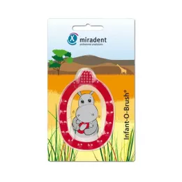 MIRADENT Lärande tandborste för barn Infant-O-Brush röd, 1 st