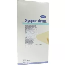 Syspur Derm 10x20 cm mjuka skumkompresser, 10 st