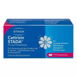 CETIRIZIN STADA 10 mg filmdragerade tabletter, 7 st