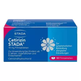 CETIRIZIN STADA 10 mg filmdragerade tabletter, 50 st