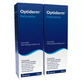 OPTIDERM Fet grädde, 2X100 g
