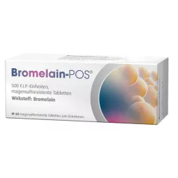 BROMELAIN POS magtabletter, 60 st