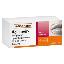 ACICLOVIR-ratiopharm läppherpeskräm, 2 g