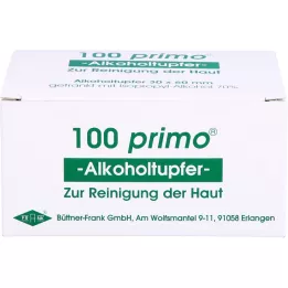 PRIMO Alkoholservetter, 100 st