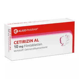 CETIRIZIN AL 10 mg filmdragerade tabletter, 100 st