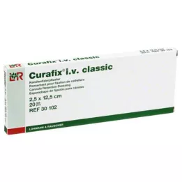CURAFIX i.v. klassisk gips 2,5x12,5 cm, 20 st