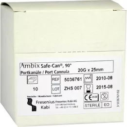 AMBIX Safe-Can Portpunkt.Kan.20 Gx25 mm böjd, 10 st