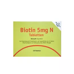 BIOTIN 5 mg N tabletter, 150 st