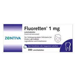 FLUORETTEN 1,0 mg tabletter, 300 st