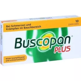 BUSCOPAN plus 10 mg/800 mg suppositorier, 10 st