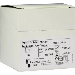 AMBIX Safe-Can Portpunkt.Kan.22 Gx25 mm böjd, 10 st