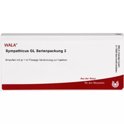 SYMPATHICUS GL Serieförpackning 3 ampuller, 10X1ml SYMPATHICUS GL Serieförpackning 3 ampuller, 10X1ml