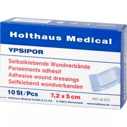 WUNDVERBAND Ypsipor steril 5x7,2 cm, 50 st