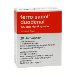 FERRO SANOL duodenala hårda kapslar med msr belagda pellets, 20 st