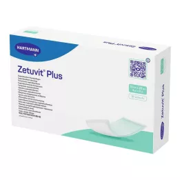 ZETUVIT plus extra -strong sug compr.steril 10x20 cm, 10 st