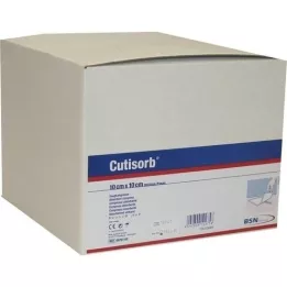 CUTISORB Sugkomprimerar unsteril 10x10 cm, 100 st