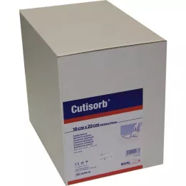 CUTISORB Sugkomprimerar unsteril 10x20 cm, 100 st