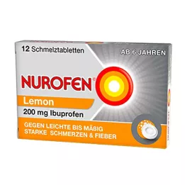 NUROFEN 200 mg citron smältbara tabletter, 12 st