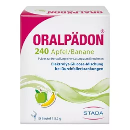 ORALPÄDON 240 Äppel Bananpulver, 10 st
