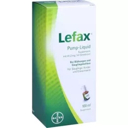 LEFAX pumpvätska, 100 ml