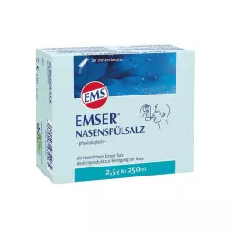 EMSER Nässköljsalt fysiologisk flaska, 20 st