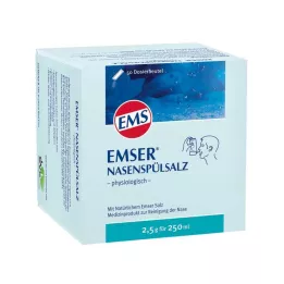 EMSER Nässköljsalt fysiologisk flaska, 50 st
