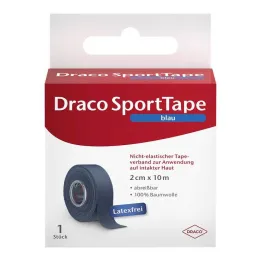 Draco bandage 10mx2cm blå, 1 st