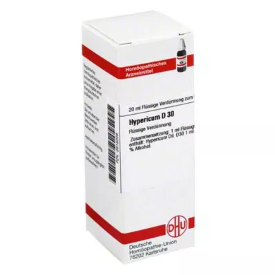 HYPERICUM D 30 Spädning, 20 ml HYPERICUM D 30 Spädning, 20 ml
