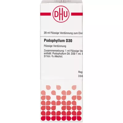 Podofyllum D30, 20 ml Podofyllum D30, 20 ml