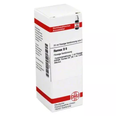 RUMEX D6 Spädning, 20 ml