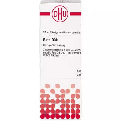 RUTA D 30 Spädning, 20 ml RUTA D 30 Spädning, 20 ml
