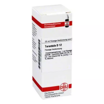 TARANTULA D 12 Spädning, 20 ml TARANTULA D 12 Spädning, 20 ml