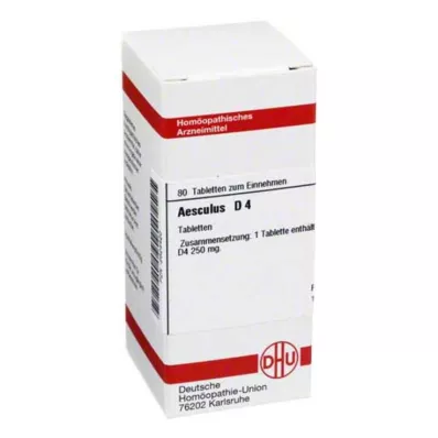 AESCULUS D 4 tabletter, 80 st