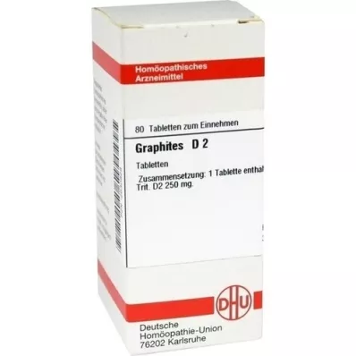 GRAPHITES D 2 -tabletter, 80 st GRAPHITES D 2 -tabletter, 80 st