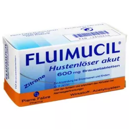 FLUIMUCIL Hosta Expectorant Acute 600 Brustabletter, 10 st